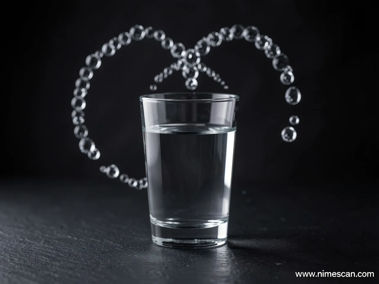 Un verre d'eau du robinet clair sur un plan de travail neutre à côté d'un mitigeur de cuisine, illustrant les limites PFAS de la directive européenne sur l'eau potable, devenues obligatoires dans tous les États membres le 12 janvier 2026